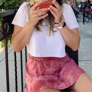 Pink Tie-Dye Socialite Skirt